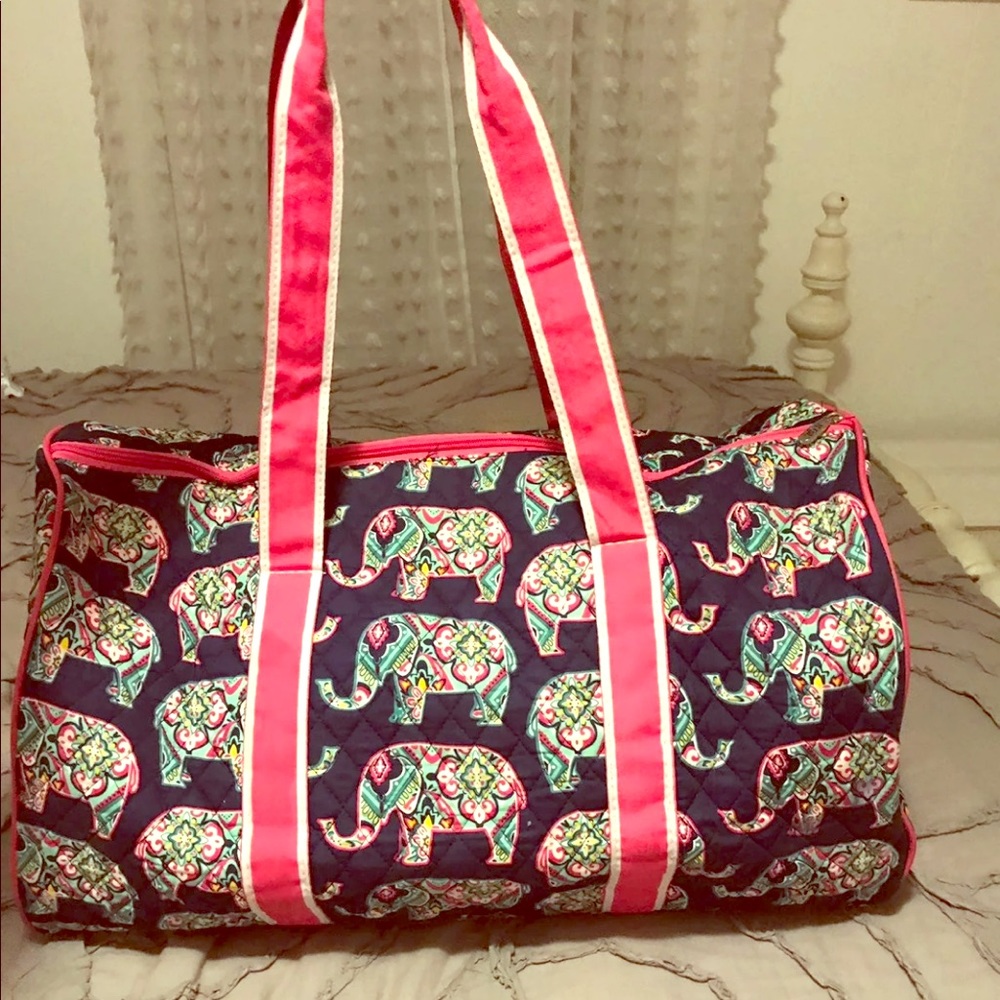 Elephant duffel bag